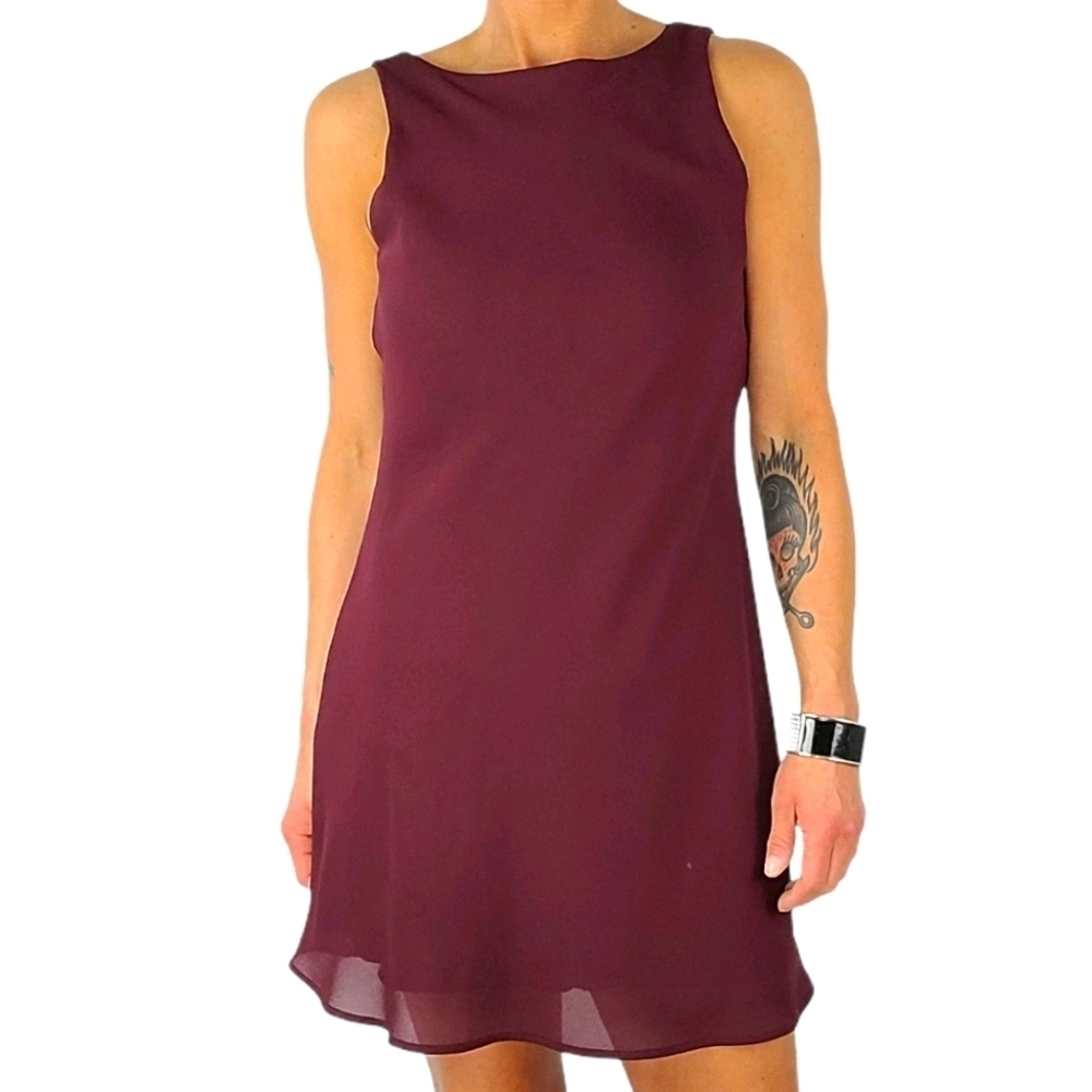 Alyn Paige Midi Dress Size 7/8 Purple Tank